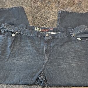 NWOT True Nation Men's Dark Blue Straight Jeans 56x30